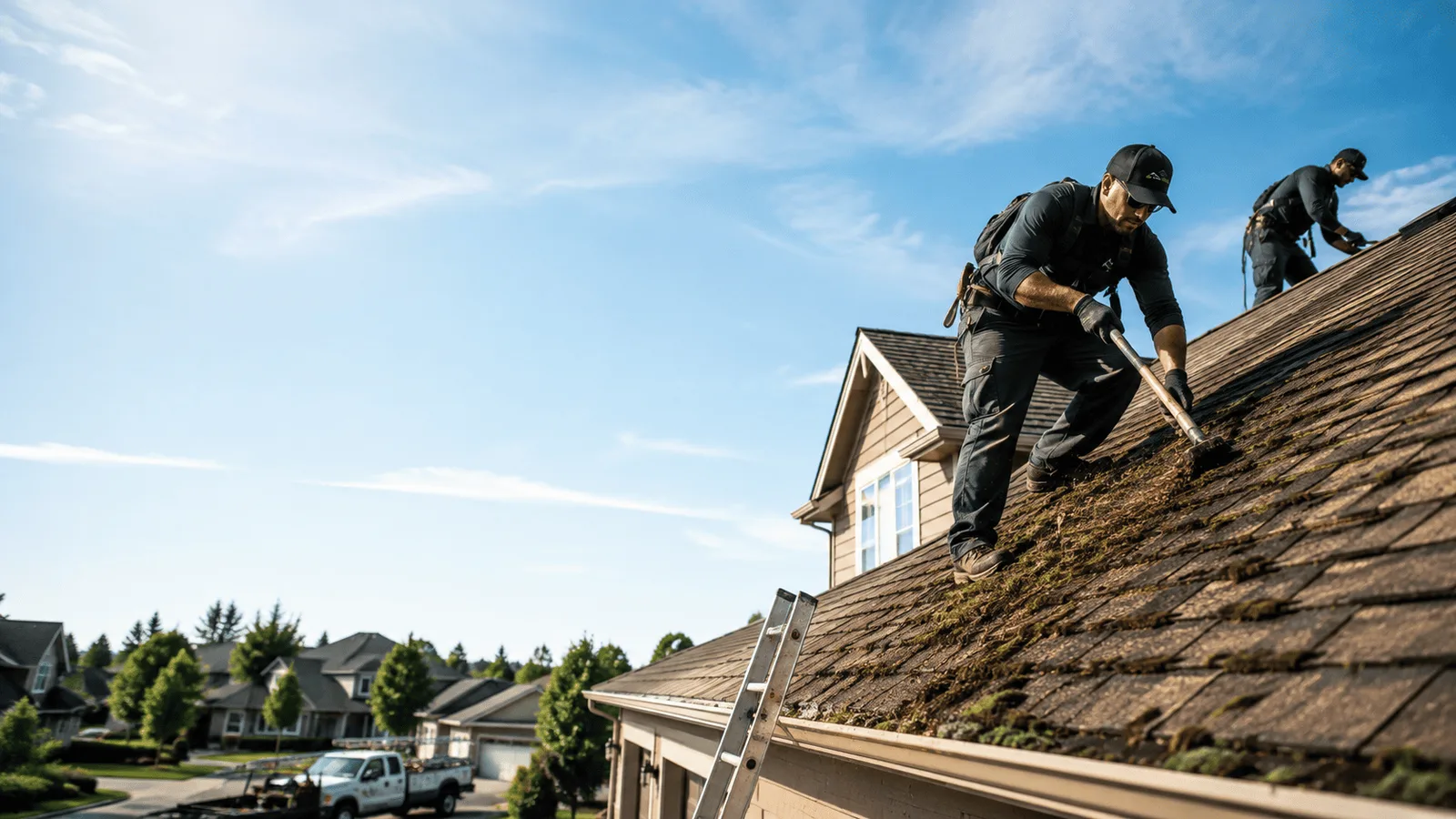 Roof Moss Removal in Baroda, MI near me